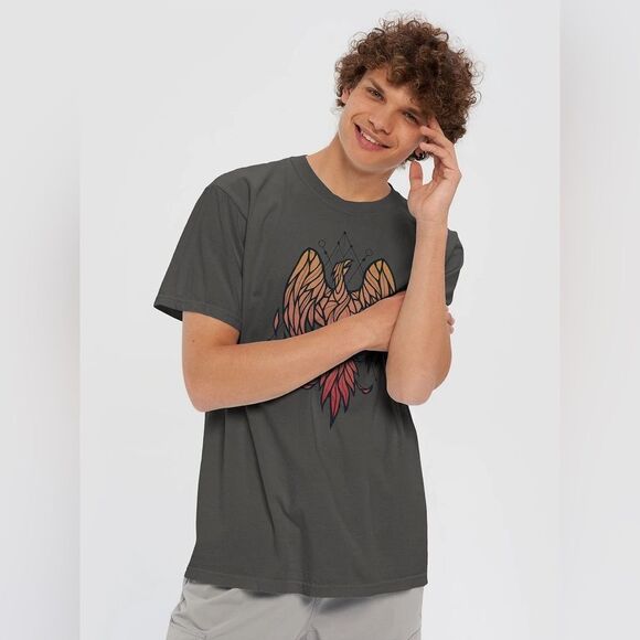 BD Geometric Phoenix T-Shirt Size M - Picture 1 of 7